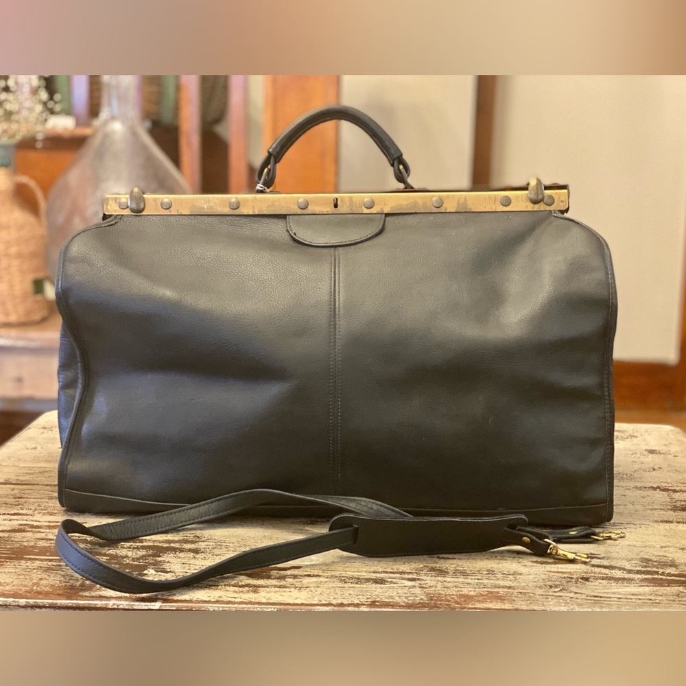 Leather Gladstone Bag. Made in the USA.  BNWT